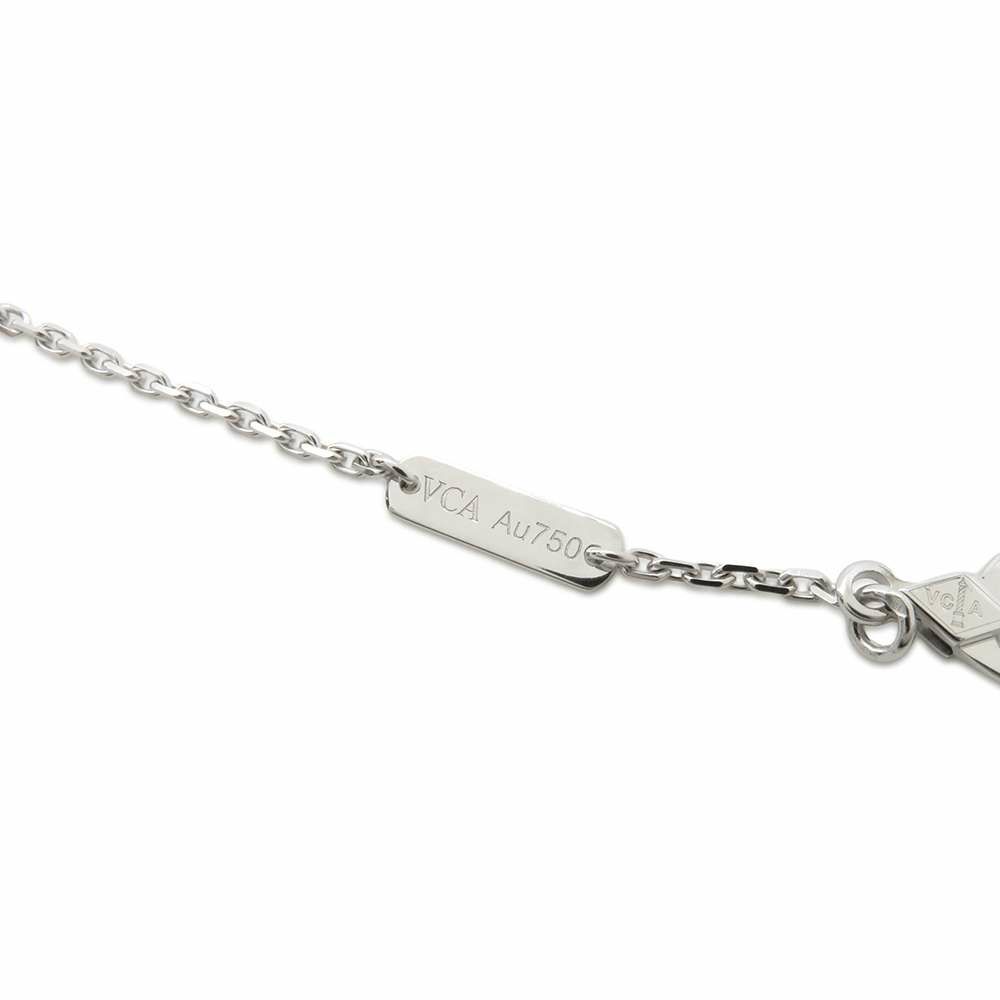 ヴァンクリーフ&アーペル ネックレス ヴィンテージアルハンブラ K18WG マザーオブパール VCARF48700 ペンダント