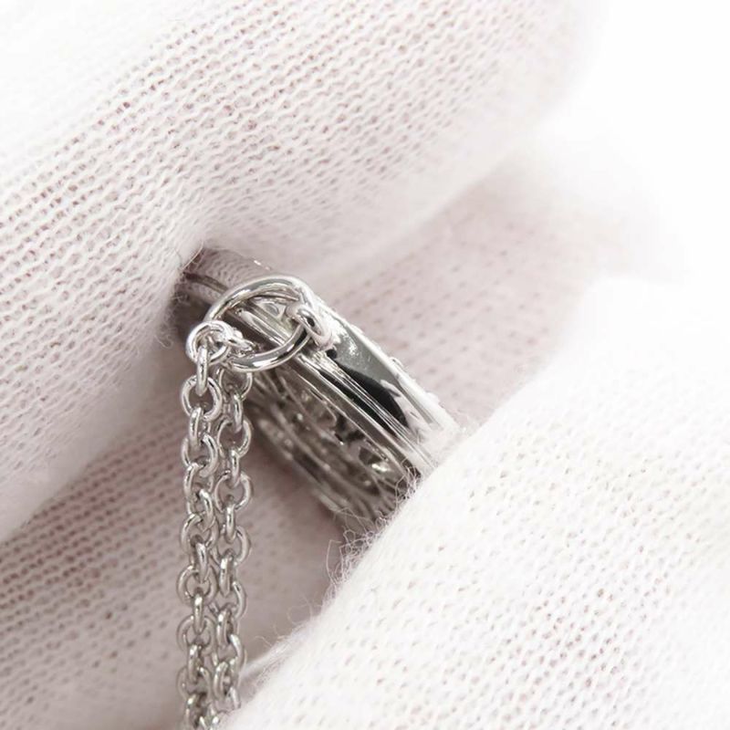 ティファニー ネックレス ペタル キー ペンダント ラージ ダイヤモンド K18WGホワイトゴールド Tiffany&Co. ジュエリー