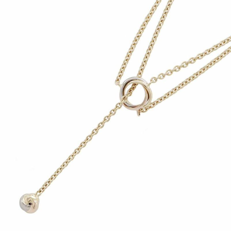 カルティエ ネックレス ベビートリニティ パンピーユ K18YG/K18PG/K18WG B7008700 Cartier ジュエリー