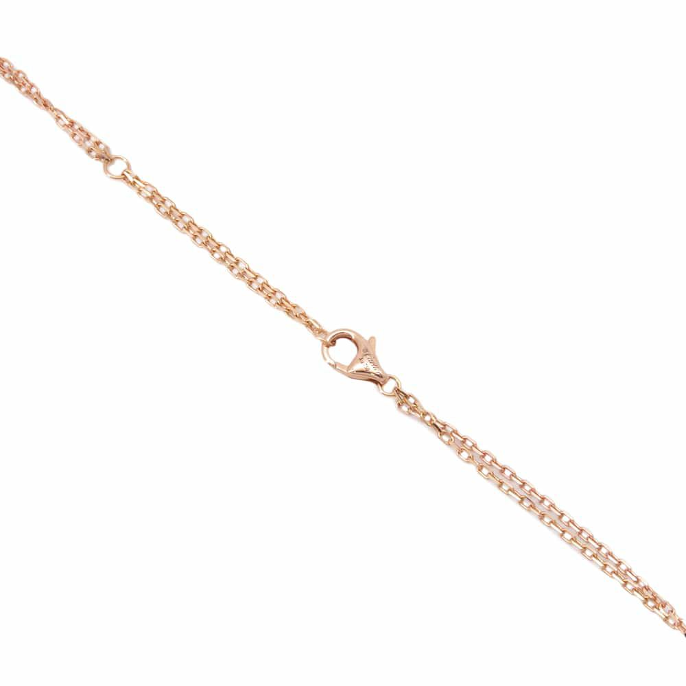 カルティエ ネックレス ラブ ネックレス ダイヤモンド 2P 0.03ct K18PG B7224509 Cartier ジュエリー