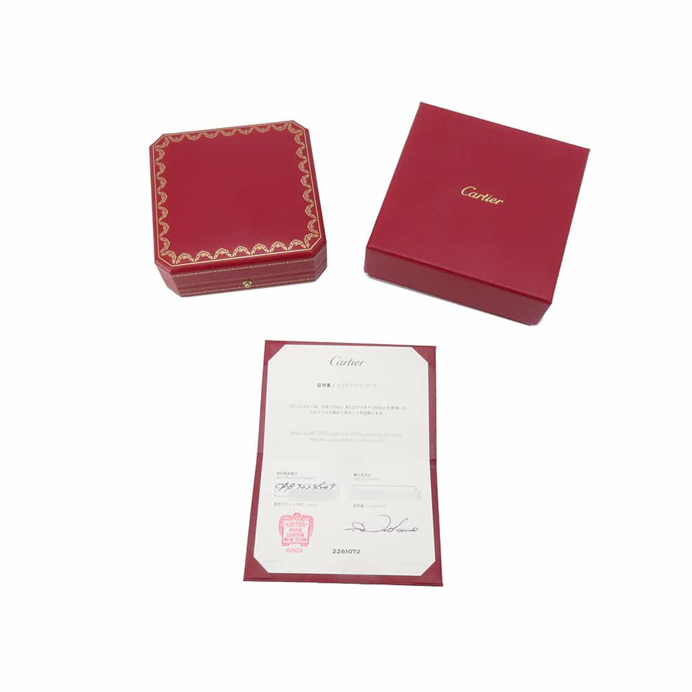 カルティエ ネックレス ラブ ネックレス ダイヤモンド 2P 0.03ct K18PG B7224509 Cartier ジュエリー