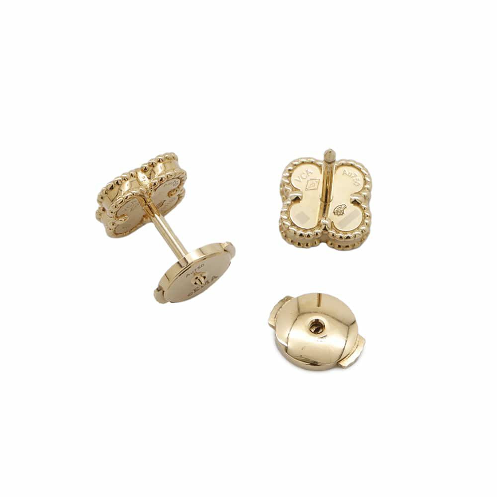 ヴァンクリーフ&アーペル ピアス スウィート アルハンブラ ピアス オニキス K18YGイエローゴールド VCARA44900 ジュエリー