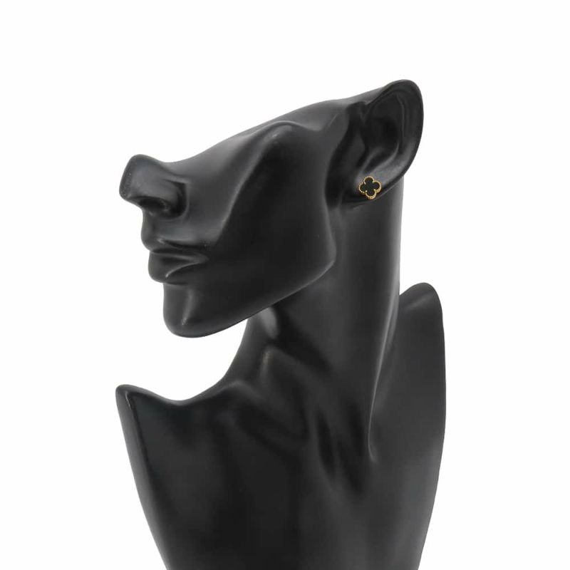 ヴァンクリーフ&アーペル ピアス スウィート アルハンブラ ピアス オニキス K18YGイエローゴールド VCARA44900 ジュエリー
