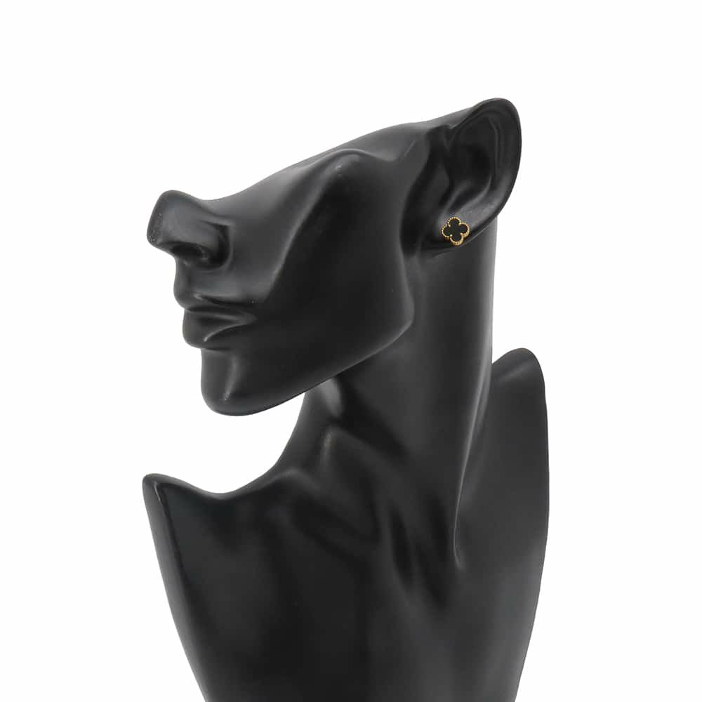 ヴァンクリーフ&アーペル ピアス スウィート アルハンブラ ピアス オニキス K18YGイエローゴールド VCARA44900 ジュエリー