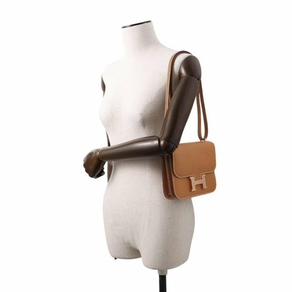 エルメス ミニ コンスタンス3 ミロワール ゴールド/ピンクゴールド金具 エプソン U刻印