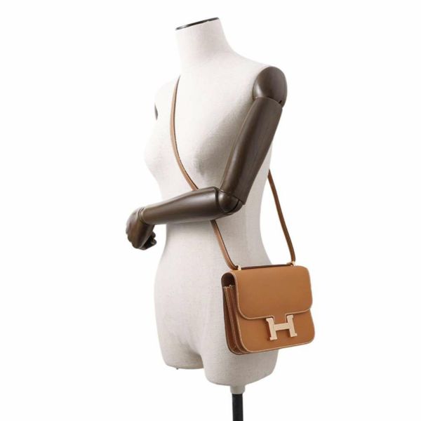 エルメス ミニ コンスタンス3 ミロワール ゴールド/ピンクゴールド金具 エプソン U刻印