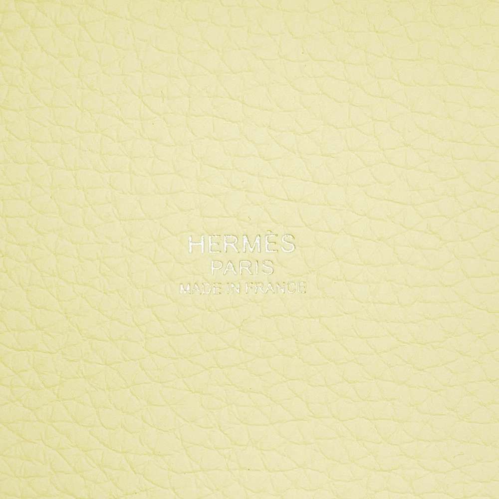 エルメス ハンドバッグ ピコタンロックPM ジョーヌミルトン/シルバー金具 トリヨンクレマンス W刻印