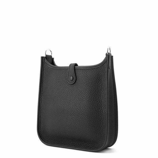 エルメス エブリンTPM アマゾン ブラック/シルバー金具 トリヨンクレマンス W刻印 黒