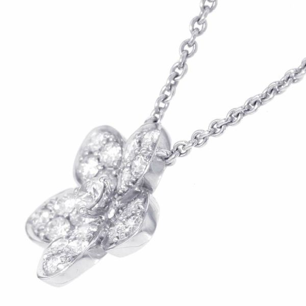 グラフ ネックレス ワイルドフラワー ペンダント パヴェダイヤ 0.42ct K18WGホワイトゴールド RGP773 ジュエリー