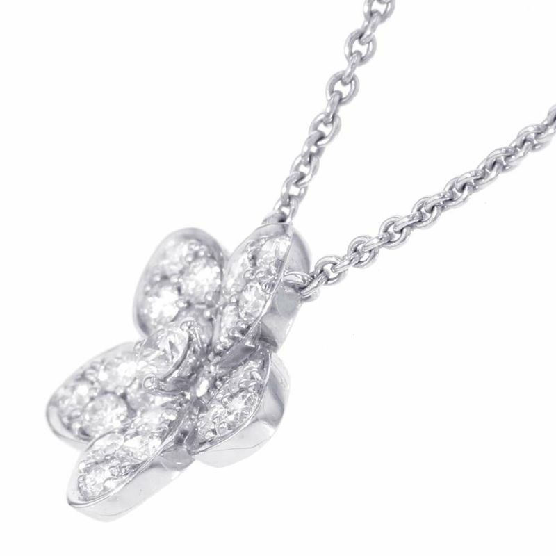 グラフ ネックレス ワイルドフラワー ペンダント パヴェダイヤ 0.42ct K18WGホワイトゴールド RGP773 ジュエリー