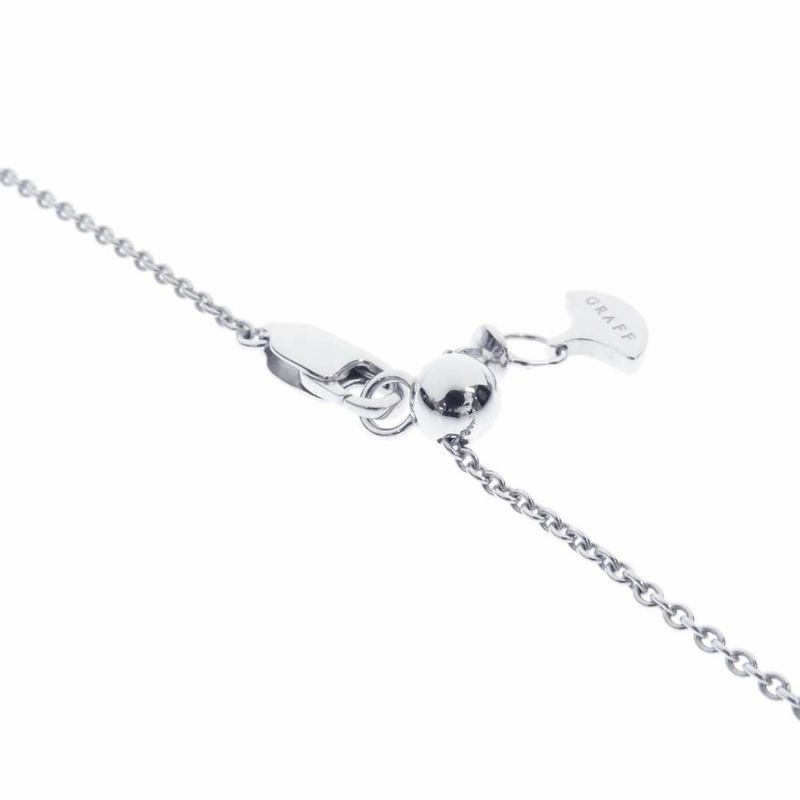 グラフ ネックレス ワイルドフラワー ペンダント パヴェダイヤ 0.42ct K18WGホワイトゴールド RGP773 ジュエリー