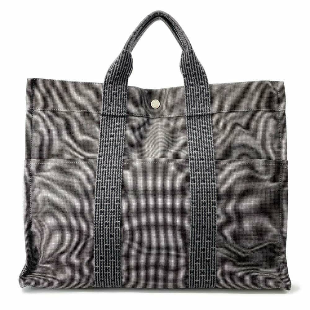 エルメス ハンドバッグ エールライントートMM キャンバス HERMES バッグ トートバッグ