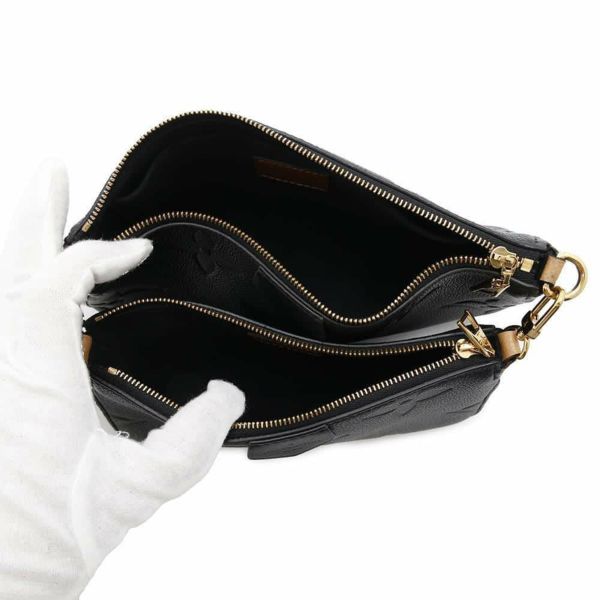 ルイヴィトン ショルダーバッグ モノグラム・アンプラント ミュルティ・ポシェット・アクセソワール M58520 黒 ブラック