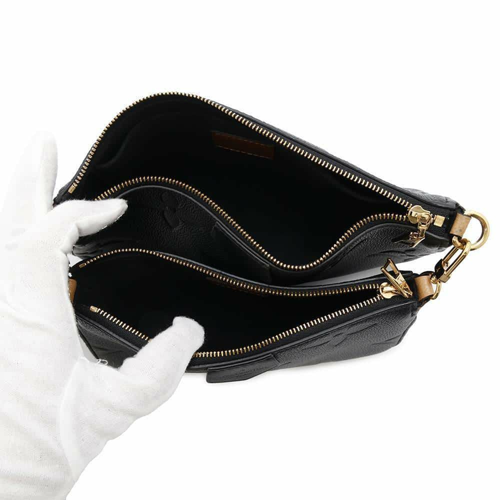 ルイヴィトン ショルダーバッグ モノグラム・アンプラント ミュルティ・ポシェット・アクセソワール M58520 黒 ブラック