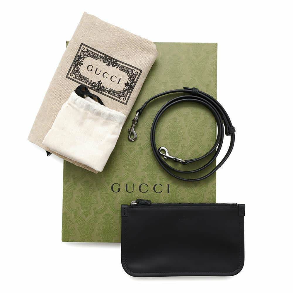 グッチ トートバッグ オフィディアミディアム GGデニム 772183 GUCCI 2wayショルダーバッグ 黒