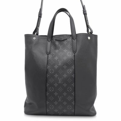 ルイヴィトン トートバッグ タイガ/モノグラム・エクリプス シティ・トート M30431 LOUIS VUITTON ブラック 黒 安心保証