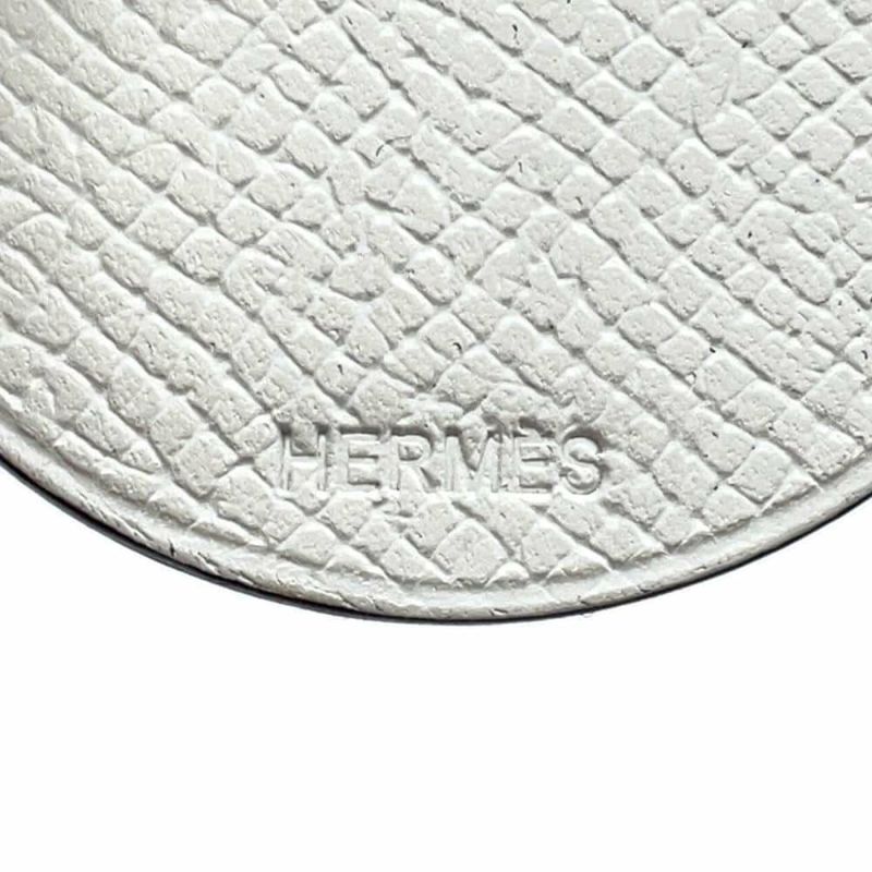 エルメス バッグチャーム アニマルチャーム トナカイ ホワイト/エトゥープ エプソン/SV925 HERMES