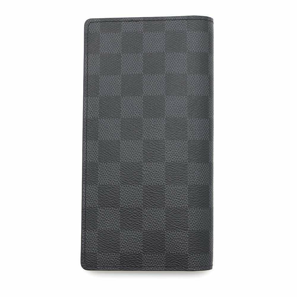 ルイヴィトン 長財布 ダミエ・グラフィット ポルトフォイユ・ブラザ N62665 LOUIS VUITTON 黒