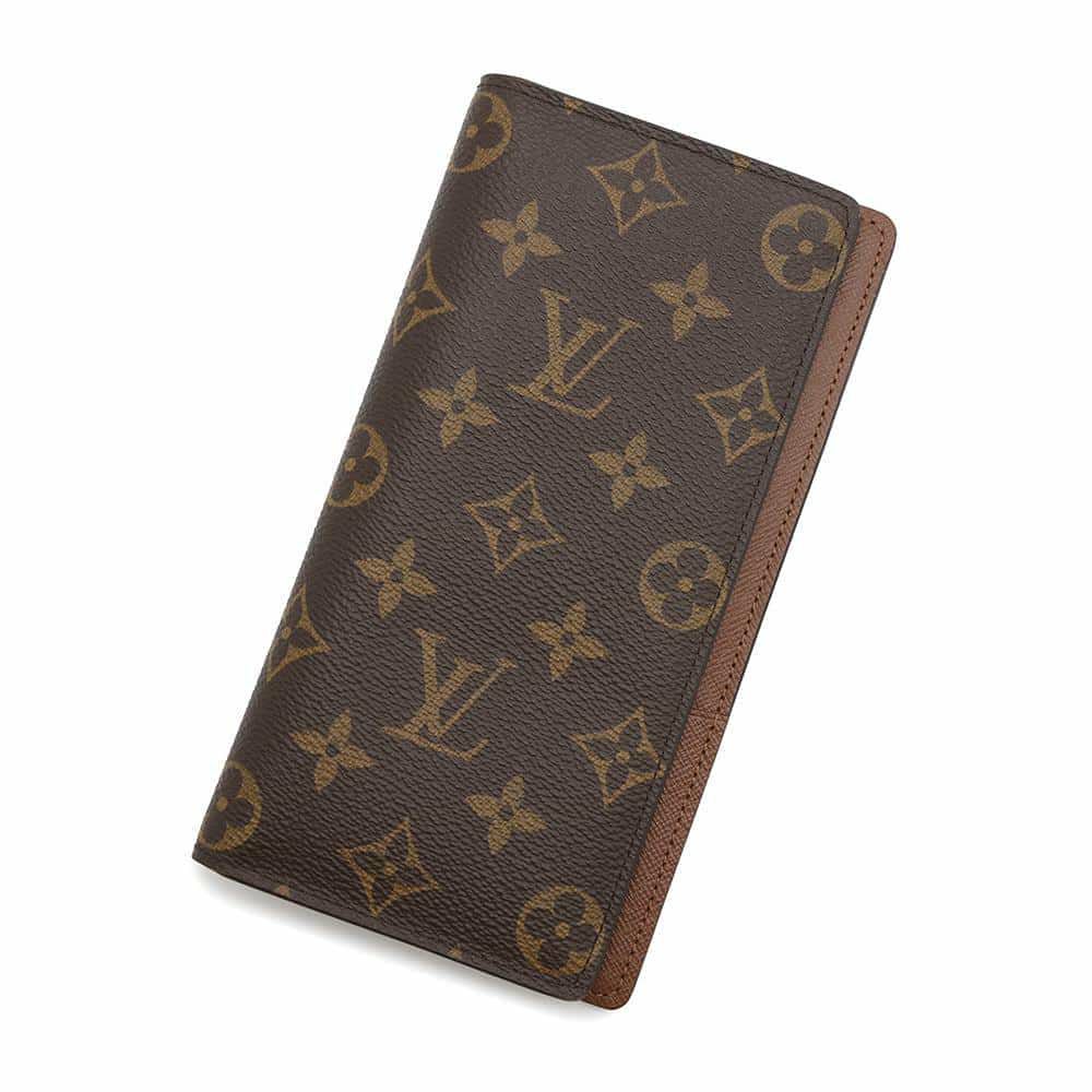 ルイヴィトン 長財布 モノグラム ポルトフォイユ・ブラザ M66540 LOUIS VUITTON ブラウン