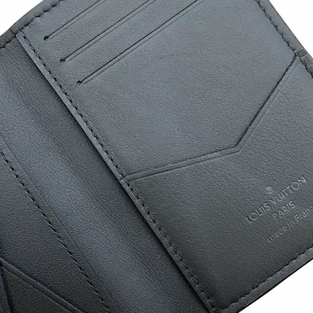 ルイヴィトン カードケース ダミエ・アンフィニ オーガナイザー・ドゥ ポッシュ N63197 LOUIS VUITTON ブラック 黒