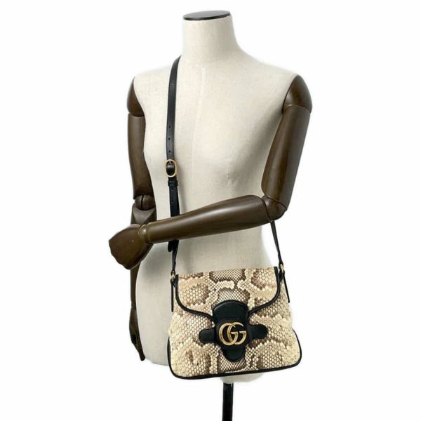 グッチ ショルダーバッグ GGマーモント スモール パイソン 648934 GUCCI  メッセンジャー