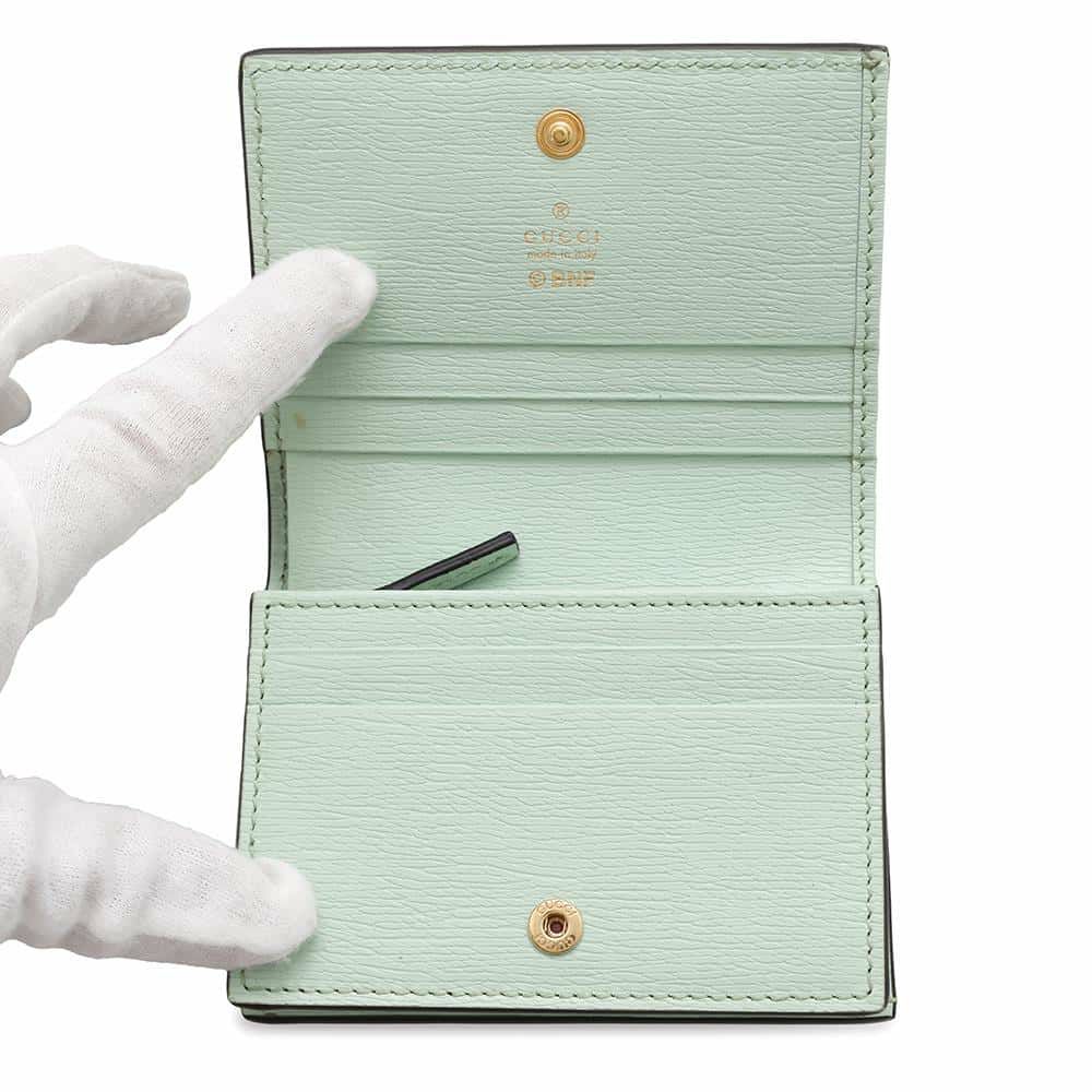 グッチ 二つ折り財布 ばなにゃ コンパクトウォレット レザー 701009 GUCCI 財布