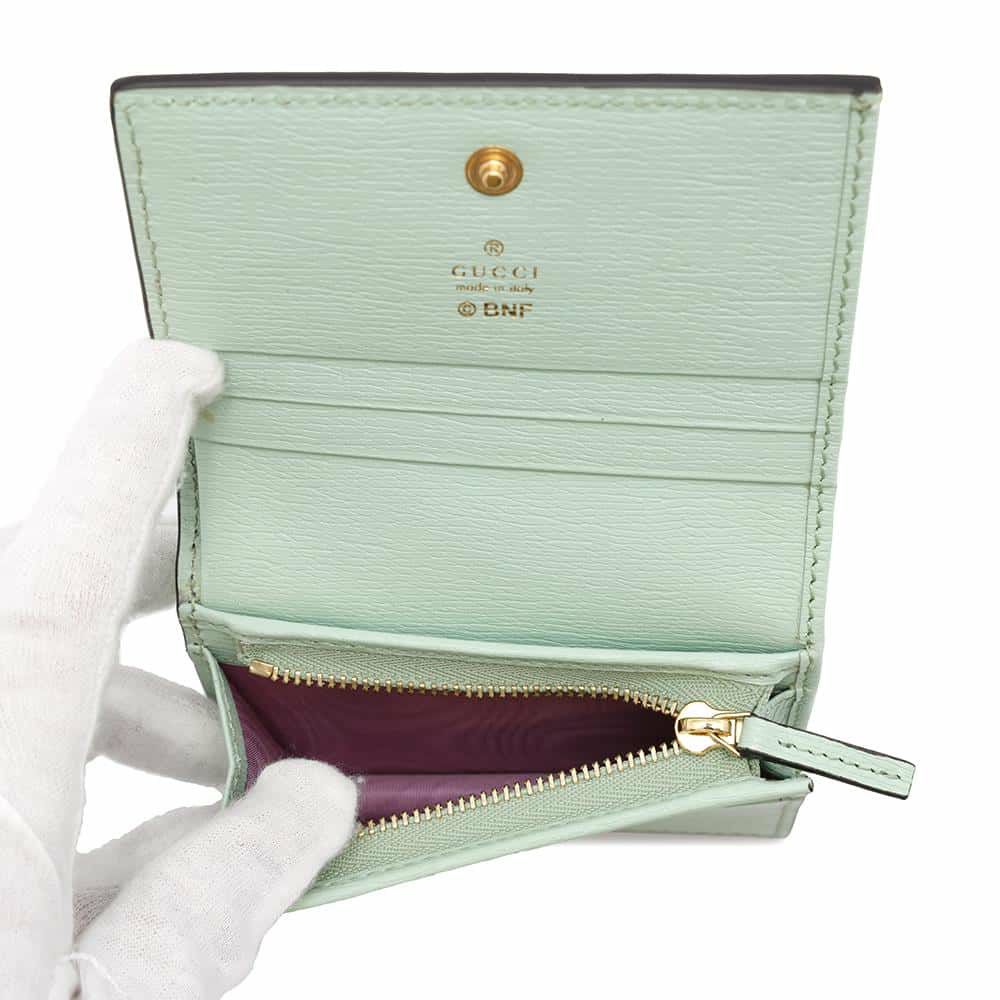 グッチ 二つ折り財布 ばなにゃ コンパクトウォレット レザー 701009 GUCCI 財布