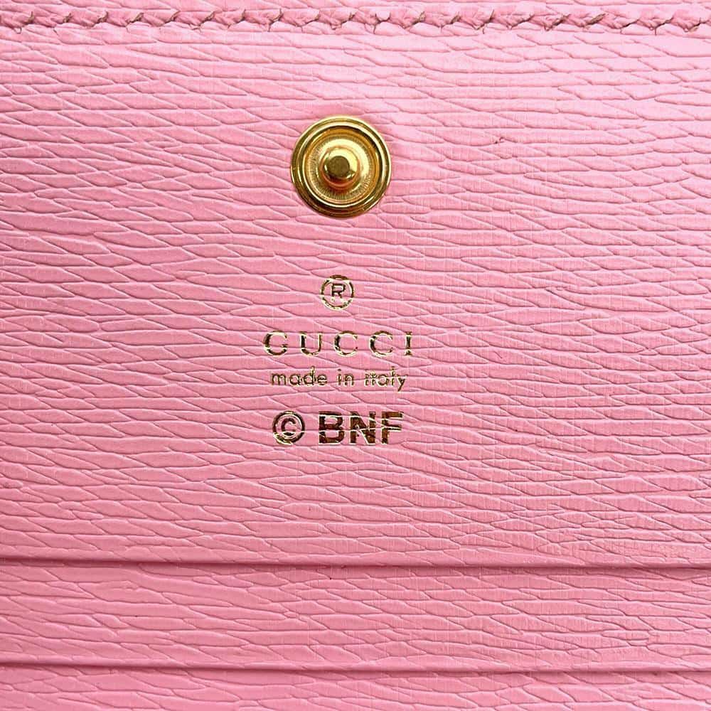 グッチ 二つ折り財布 ばなにゃ コンパクトウォレット レザー 701009 GUCCI 財布