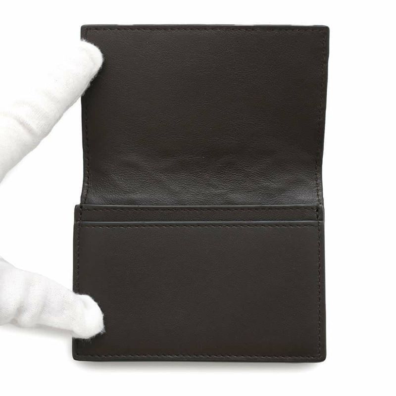 ボッテガヴェネタ カードケース イントレチャート レザー 605720 BOTTEGA VENETA 名刺入れ