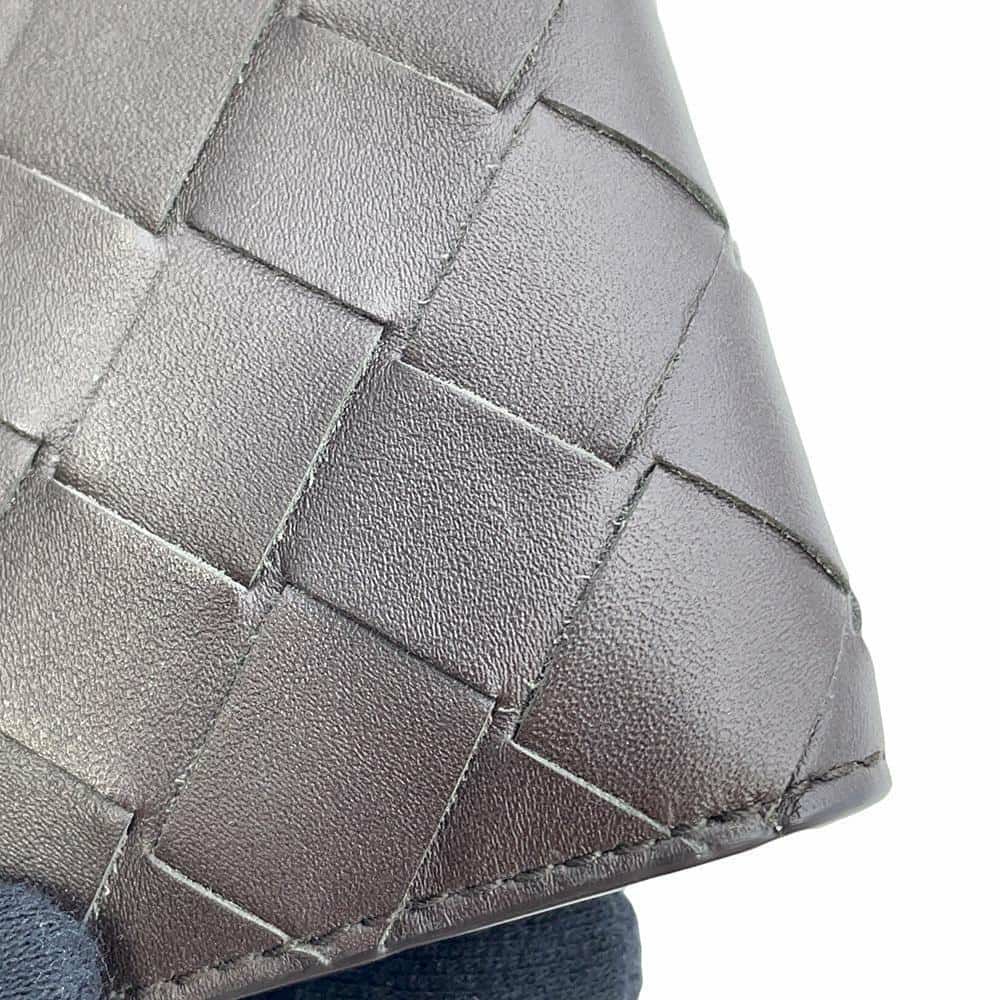 ボッテガヴェネタ カードケース イントレチャート レザー 605720 BOTTEGA VENETA 名刺入れ