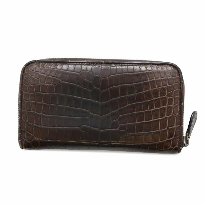 ボッテガヴェネタ 長財布 ラウンドファスナー ロングウォレット 型押しレザー BOTTEGA VENETA 財布