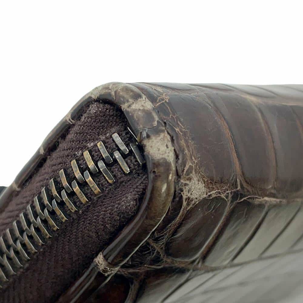 ボッテガヴェネタ 長財布 ラウンドファスナー ロングウォレット 型押しレザー BOTTEGA VENETA 財布