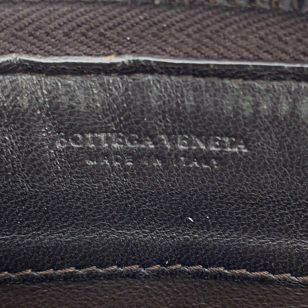 ボッテガヴェネタ 長財布 ラウンドファスナー ロングウォレット 型押しレザー BOTTEGA VENETA 財布