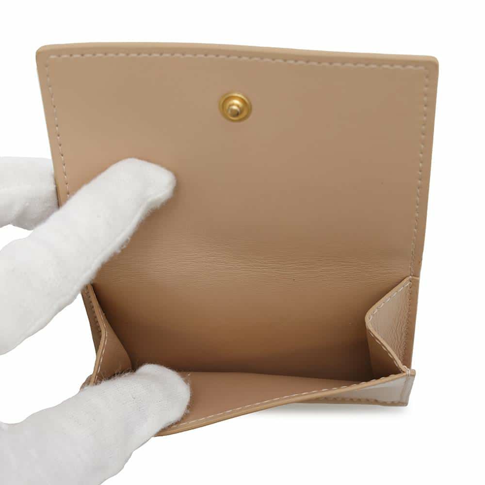 ボッテガヴェネタ 三つ折り財布 イントレチャート コンパクトウォレット レザー 666944 BOTTEGA VENETA 財布
