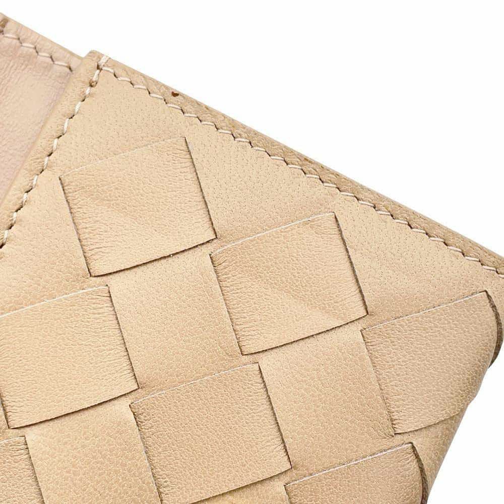 ボッテガヴェネタ 三つ折り財布 イントレチャート コンパクトウォレット レザー 666944 BOTTEGA VENETA 財布
