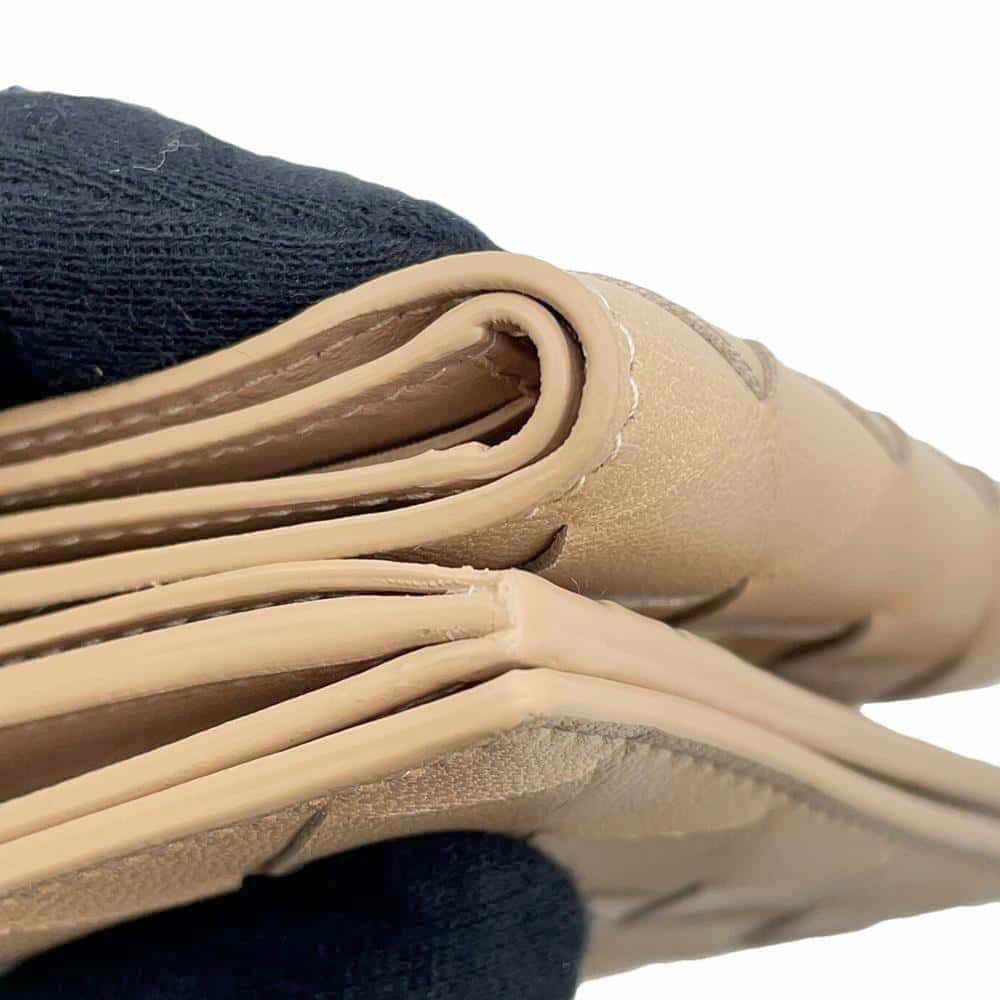 ボッテガヴェネタ 三つ折り財布 イントレチャート コンパクトウォレット レザー 666944 BOTTEGA VENETA 財布