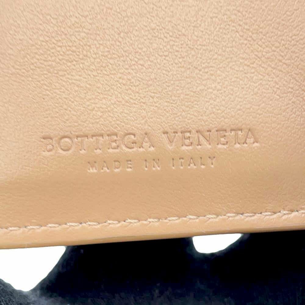 ボッテガヴェネタ 三つ折り財布 イントレチャート コンパクトウォレット レザー 666944 BOTTEGA VENETA 財布