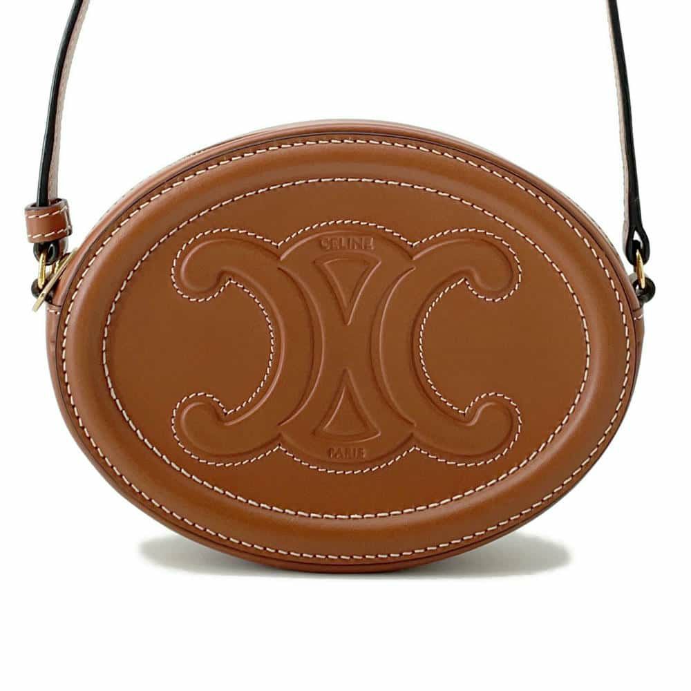 セリーヌ ショルダーバッグ オーバルパース キュイルトリオンフ 10I703DPQ CELINE バッグ