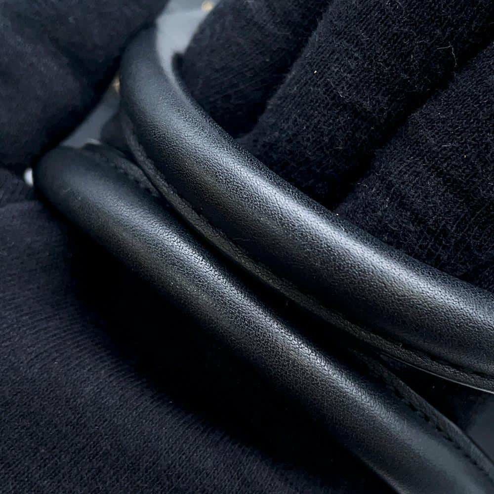 サンローランパリ ハンドバッグ ベイビーカバス レザー 372087 SAINT LAURENT PARIS 2wayショルダーバッグ 黒