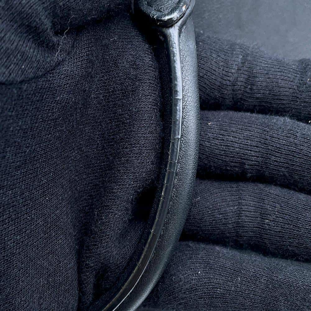 サンローランパリ ハンドバッグ ベイビーカバス レザー 372087 SAINT LAURENT PARIS 2wayショルダーバッグ 黒