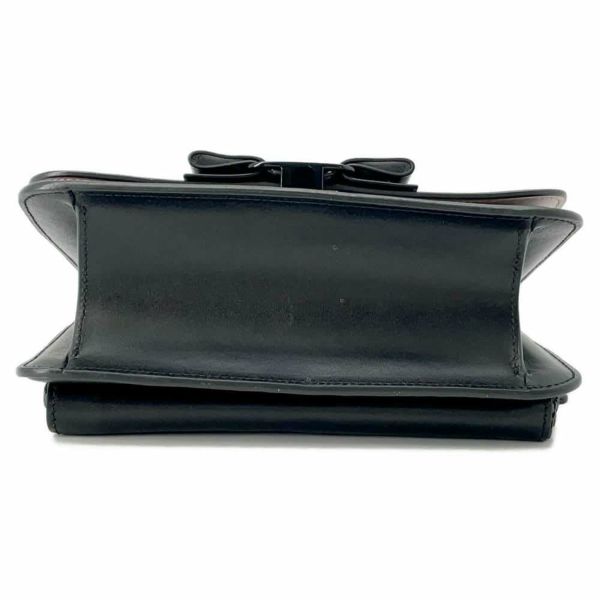 サルヴァトーレ・フェラガモ ショルダーバッグ グログランリボン ブラック サルヴァトーレ・フェラガモ ショルダーバッグ グログランリボン