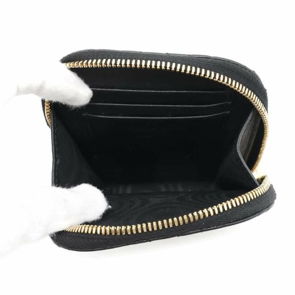 クリスチャン・ディオール スマホケース レディディオール フォンホルダー カナージュ ラムスキン S0872ONMJ 黒