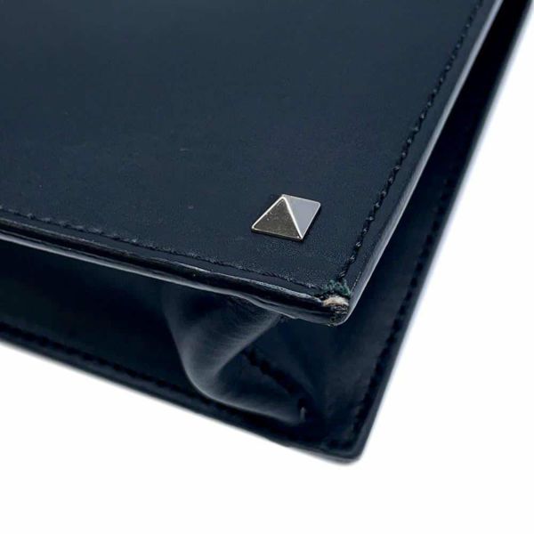 ヴァレンティノ・ガラヴァーニ クラッチバッグ VLTN スタッズ WY2B0692WJW0NI VALENTINO 黒