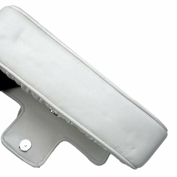 プラダ チェーンショルダーバッグ ギャザー レザー 1BD140 PRADA バッグ 白