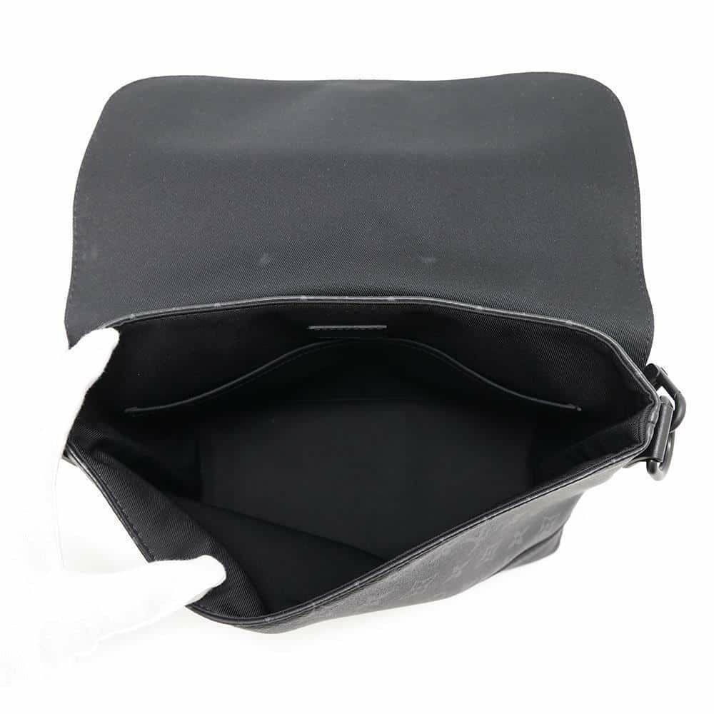 ルイヴィトン ショルダーバッグ モノグラム・エクリプス ソミュール・メッセンジャー M45911 ブラック 黒