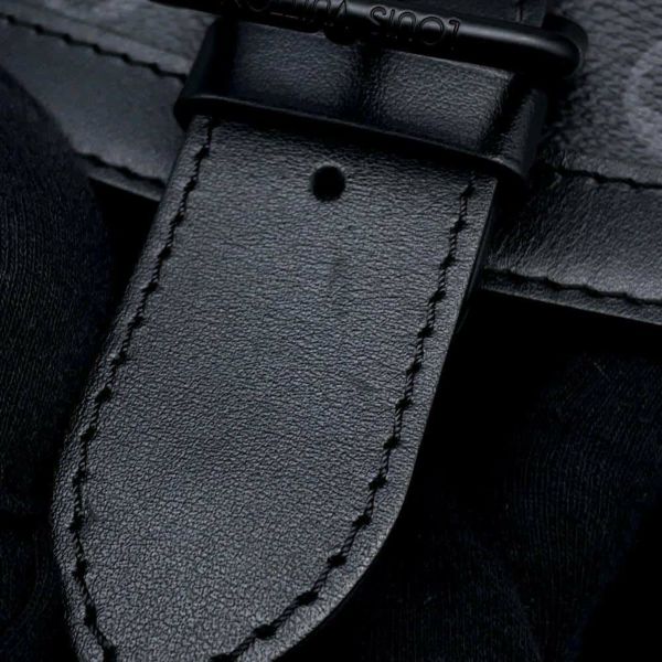 ルイヴィトン ショルダーバッグ モノグラム・エクリプス ソミュール・メッセンジャー M45911 ブラック 黒