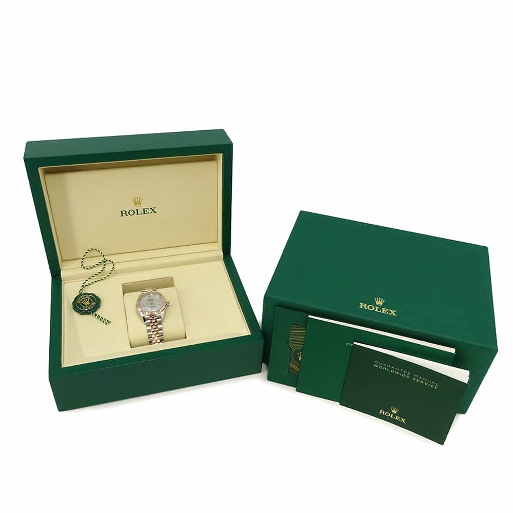 ロレックス デイトジャスト 279171 ROLEX 腕時計 レディース ホワイトシェル文字