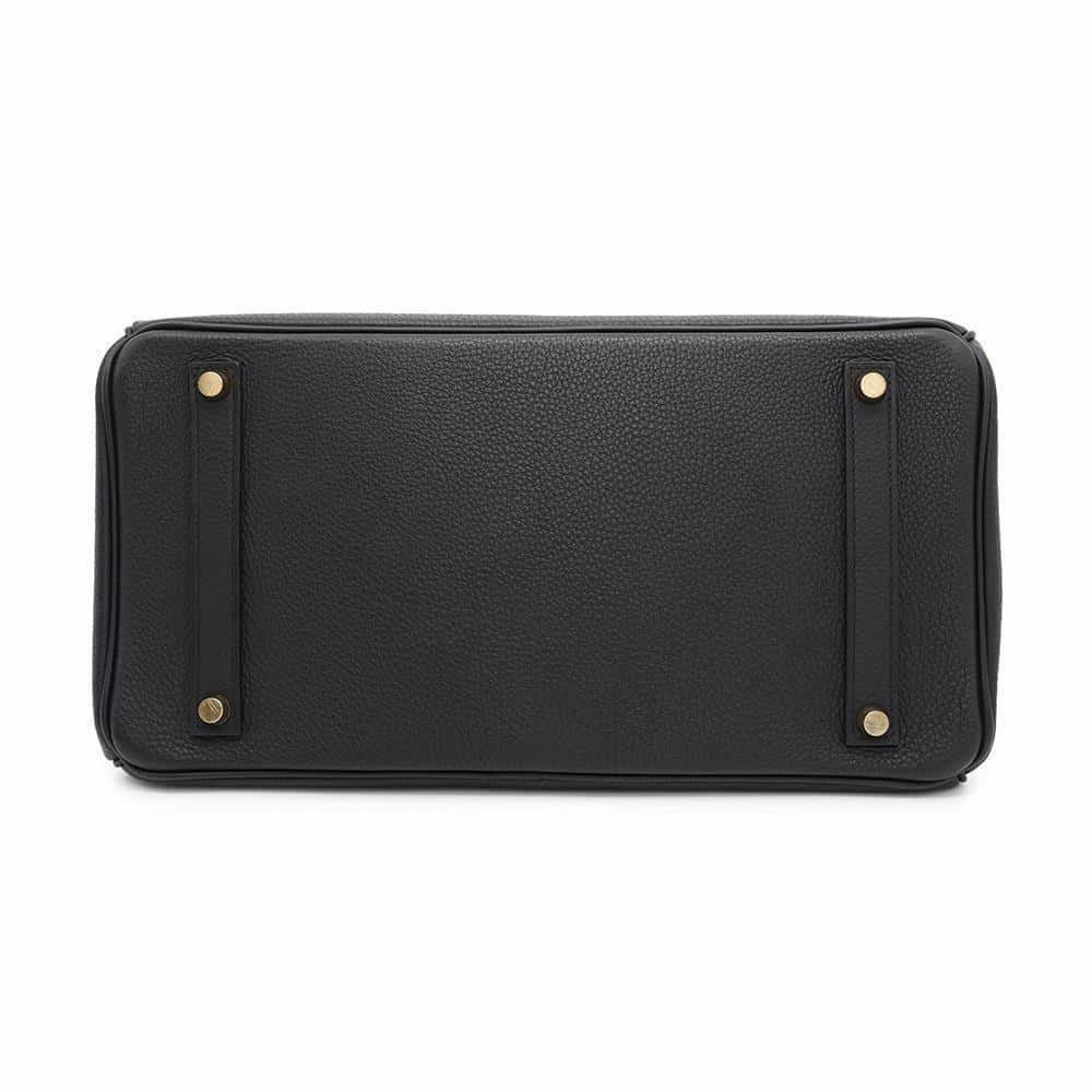 エルメス バーキン35 ブラック/ゴールド金具 トゴ □C刻印 HERMES Birkin ハンドバッグ 黒