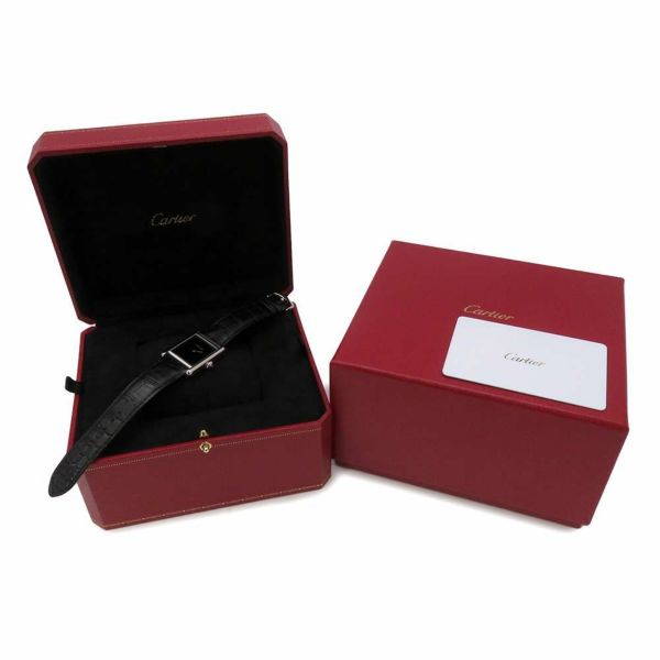 カルティエ タンク マスト ドゥ カルティエ ウォッチ LM WSTA0072 Cartier 腕時計 黒文字盤