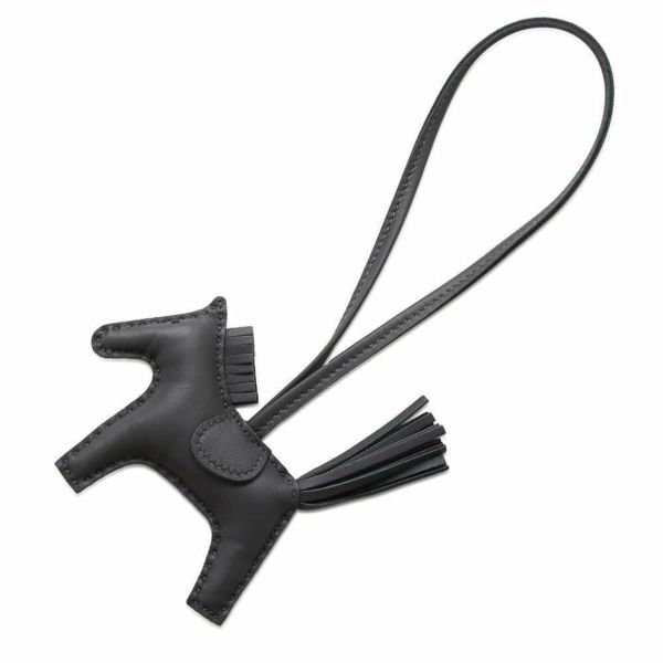 エルメス バッグチャーム ロデオ PM アルドワーズ ラムスキン W刻印 HERMES チャーム